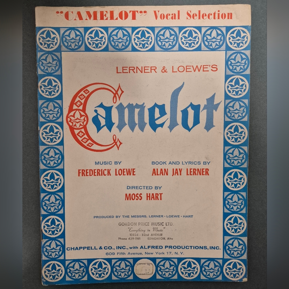 Camelot Vocal Selection Sheet Music - Vintage